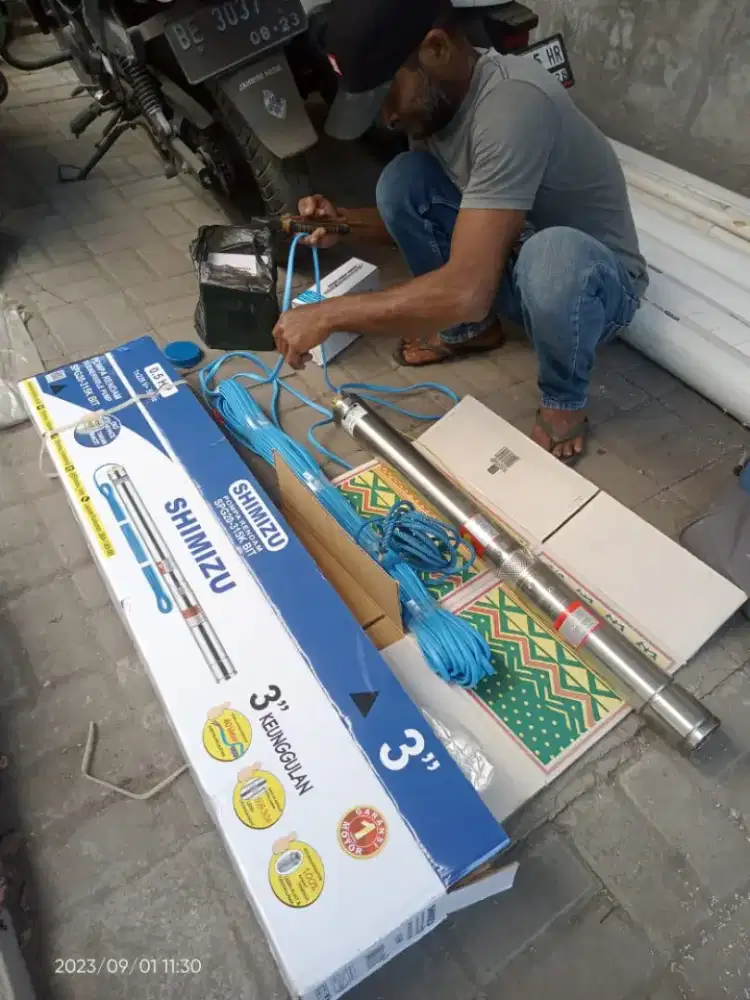 Service servis pompa air sedot wc tukang saluran mampet sumur bor gali