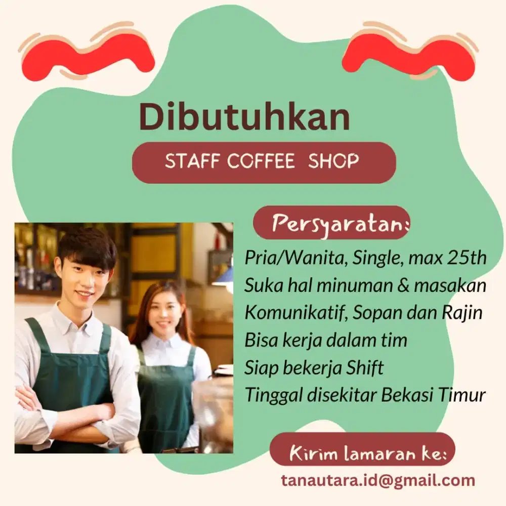 Lowongan Kerja Staff Coffee Shop