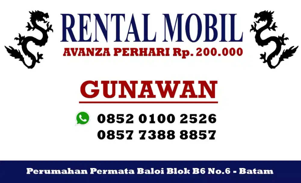 Gunawan Rental WA 2526