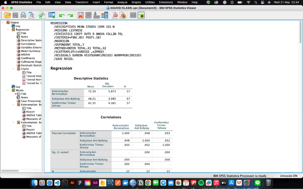 Jasa olah data SPSS & Skripsi bab 4-5-6