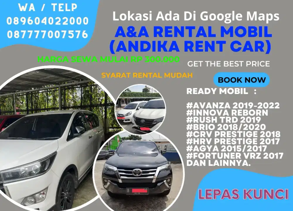 A&A Jaya Rent Car